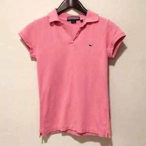 Vineyard Vines Pink Short Sleeve Polo Shirt